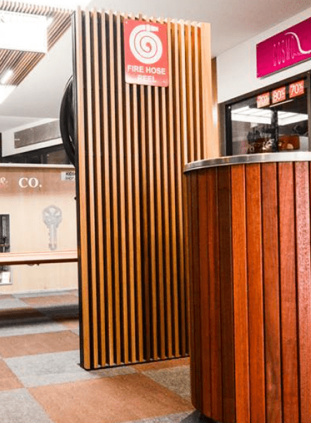 Woden Door in a Commercial Project