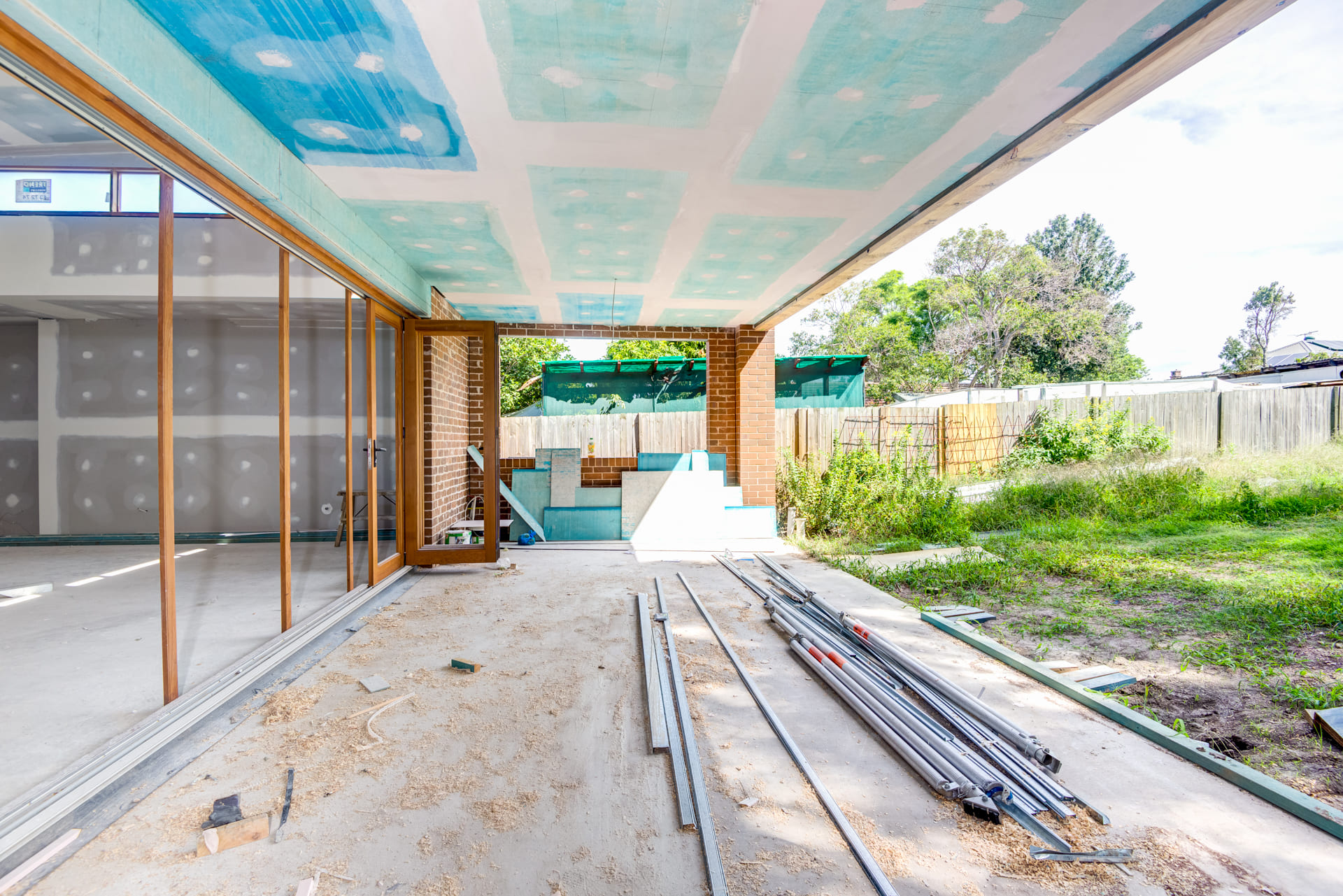 Marble look tiles, beautiful bathroom with sink and tub